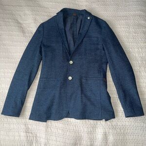 Zara Men's Heather Navy Jacket